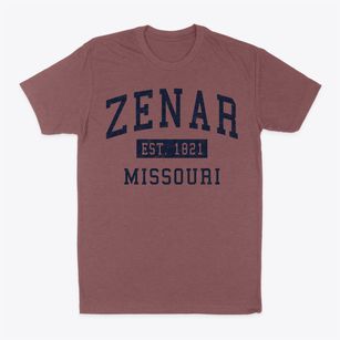 Zenar Missouri Classic Established Classic Dad T-Shirt