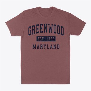 Greenwood Maryland Classic Established Classic Dad T-Shirt