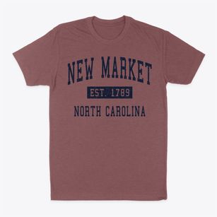 New Market North Carolina Classic Established Classic Dad T-Shirt