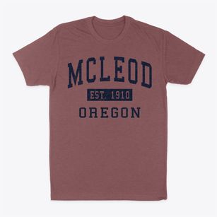 Mcleod Oregon Classic Established Classic Dad T-Shirt