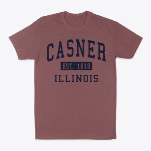 Casner Illinois Classic Established Classic Dad T-Shirt