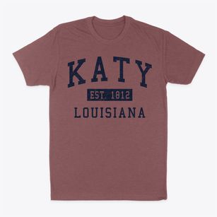 Katy Louisiana Classic Established Classic Dad T-Shirt