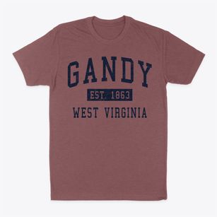 Gandy West Virginia Classic Established Classic Dad T-Shirt