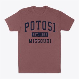 Potosi Missouri Classic Established Classic Dad T-Shirt