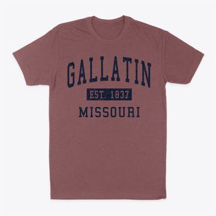 Gallatin Missouri Classic Established Classic Dad T-Shirt