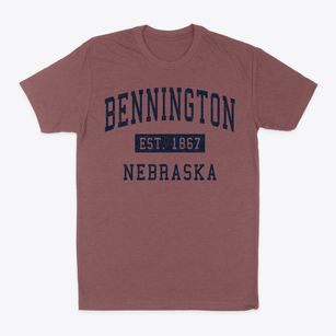 Bennington Nebraska Classic Established Classic Dad T-Shirt