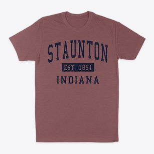 Staunton Indiana Classic Established Classic Dad T-Shirt