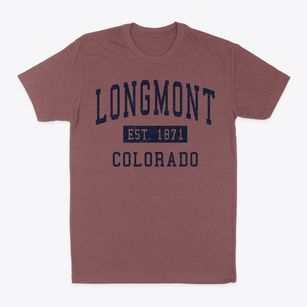 Longmont Colorado Classic Established Classic Dad T-Shirt
