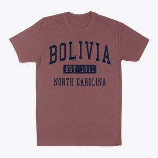 Bolivia North Carolina Classic Established Classic Dad T-Shirt