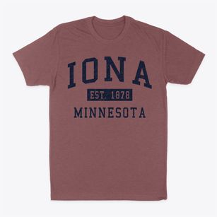 Iona Minnesota Classic Established Classic Dad T-Shirt
