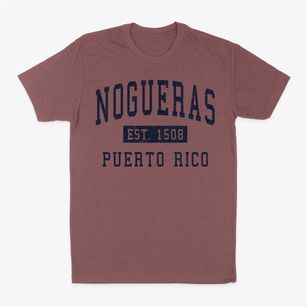 Nogueras Puerto Rico Classic Established Classic Dad T-Shirt