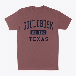 Gouldbusk Texas Classic Established Classic Dad T-Shirt