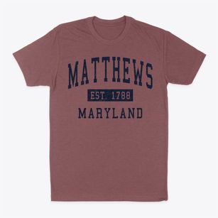 Matthews Maryland Classic Established Classic Dad T-Shirt