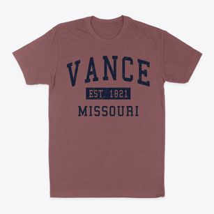 Vance Missouri Classic Established Classic Dad T-Shirt
