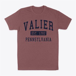 Valier Pennsylvania Classic Established Classic Dad T-Shirt