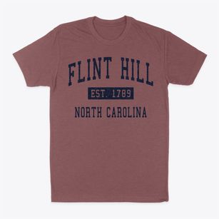 Flint Hill North Carolina Classic Established Classic Dad T-Shirt