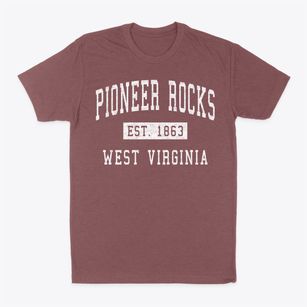 Pioneer Rocks West Virginia Classic Established Classic Dad T-Shirt
