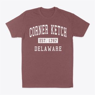 Corner Ketch Delaware Classic Established Classic Dad T-Shirt