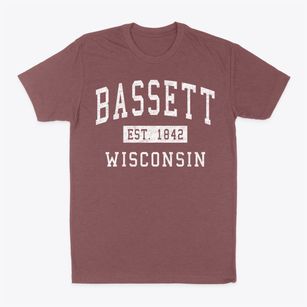 Bassett Wisconsin Classic Established Classic Dad T-Shirt