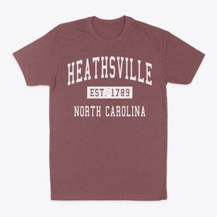 Heathsville North Carolina Classic Established Classic Dad T-Shirt