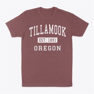 Tillamook Oregon Classic Established Classic Dad T-Shirt