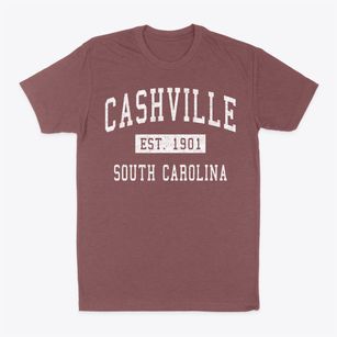 Cashville South Carolina Classic Established Classic Dad T-Shirt