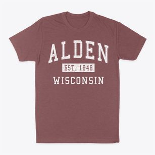 Alden Wisconsin Classic Established Classic Dad T-Shirt