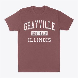 Grayville Illinois Classic Established Classic Dad T-Shirt