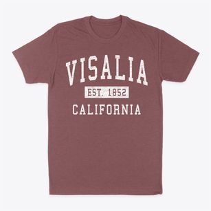 Visalia California Classic Established Classic Dad T-Shirt