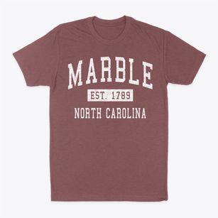 Marble North Carolina Classic Established Classic Dad T-Shirt