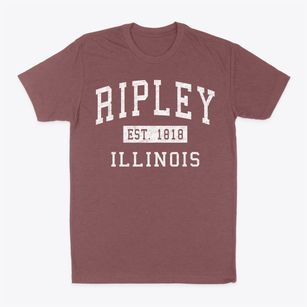 Ripley Illinois Classic Established Classic Dad T-Shirt