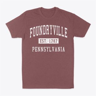 Foundryville Pennsylvania Classic Established Classic Dad T-Shirt