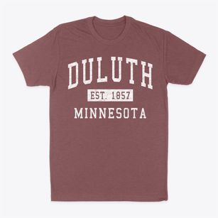 Duluth Minnesota Classic Established Classic Dad T-Shirt