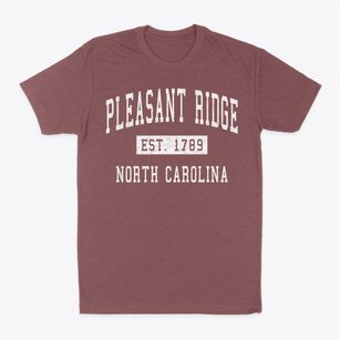 Pleasant Ridge North Carolina Classic Established Classic Dad T-Shirt