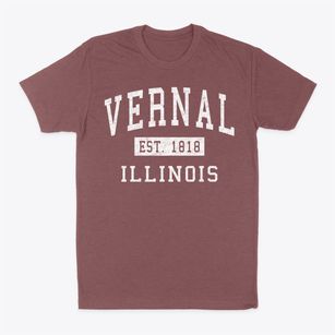 Vernal Illinois Classic Established Classic Dad T-Shirt