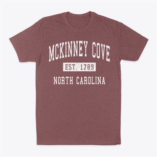 Mckinney Cove North Carolina Classic Established Classic Dad T-Shirt
