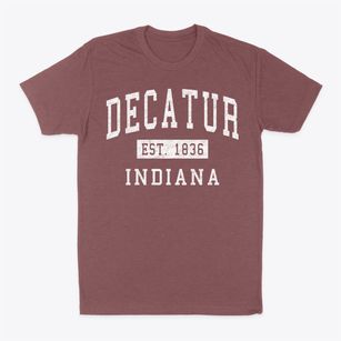 Decatur Indiana Classic Established Classic Dad T-Shirt