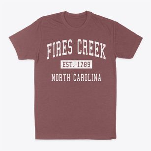 Fires Creek North Carolina Classic Established Classic Dad T-Shirt