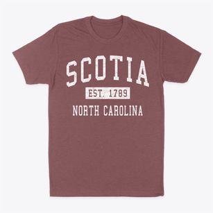 Scotia North Carolina Classic Established Classic Dad T-Shirt