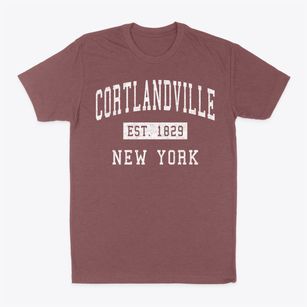 Cortlandville New York Classic Established Classic Dad T-Shirt