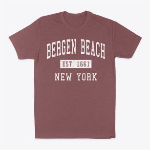 Bergen Beach New York Classic Established Classic Dad T-Shirt