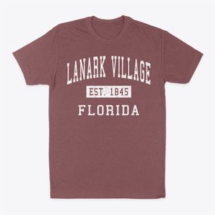 Lanark Village Florida Classic Established Classic Dad T-Shirt
