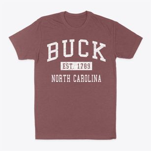 Buck North Carolina Classic Established Classic Dad T-Shirt