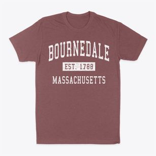 Bournedale Massachusetts Classic Established Classic Dad T-Shirt