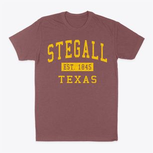 Stegall Texas Classic Established Classic Dad T-Shirt
