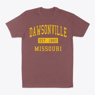 Dawsonville Missouri Classic Established Classic Dad T-Shirt