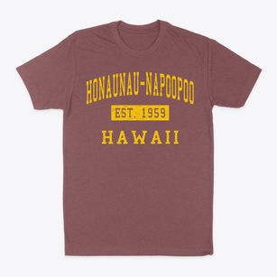 Honaunau-napoopoo Hawaii Classic Established Classic Dad T-Shirt