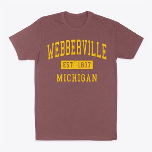 Webberville Michigan Classic Established Classic Dad T-Shirt