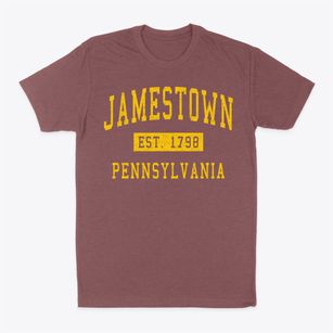 Jamestown Pennsylvania Classic Established Classic Dad T-Shirt