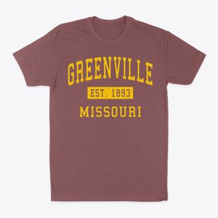Greenville Missouri Classic Established Classic Dad T-Shirt